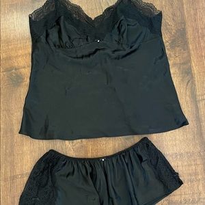 Victoria’s Secret satin pajamas worn once for boudoir wedding photo shoot